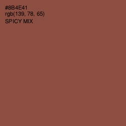 #8B4E41 - Spicy Mix Color Image
